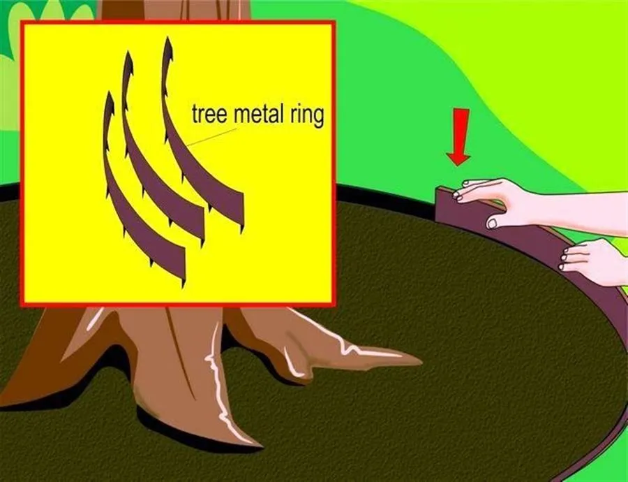 Как сделать клумбу под деревом