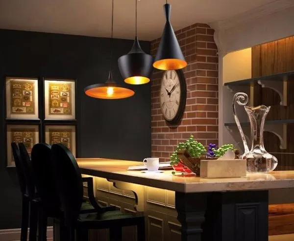 Освещение над кухонным столом на кухне - выбор подходящих светильников и ламп