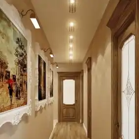 дизайн обоев для узкого коридора декор фото