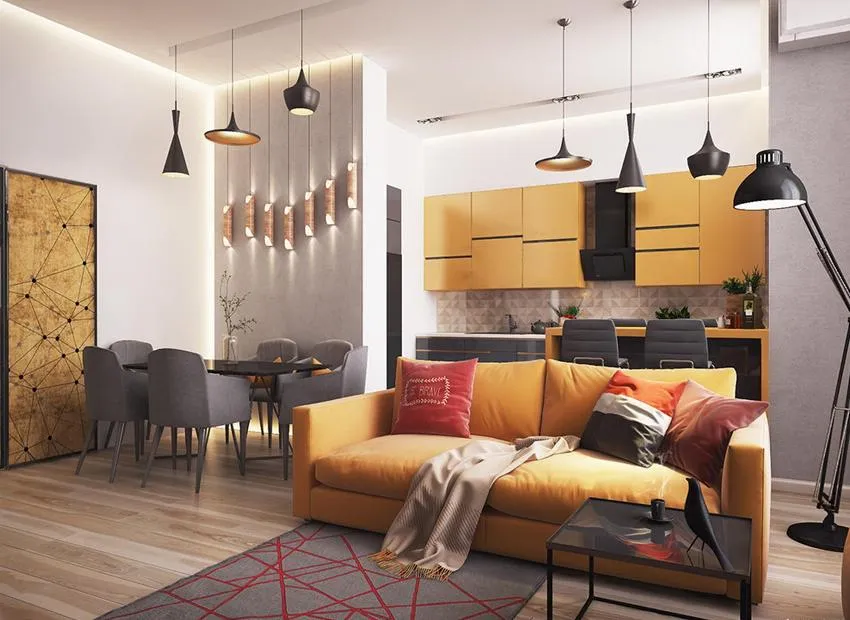 Дизайн квартиры-студии должен быть не только красивым, но и функциональным