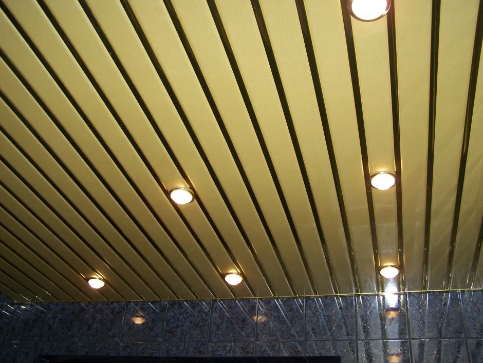 Потолок реечный алюминиевый бард